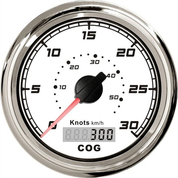 PRĘDKOŚCIOMIERZ GPS X-LINE WHITE 0-30Kts IP67 49622