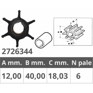 WIRNIK Mercury, Tohatsu, 6-9.8 KM, 43700