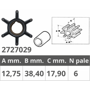 WIRNIK Johnson, Evinrude, 8-15 KM,  43550