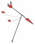 WIMPEL NIERDZEWNY 37CM  02361 - 2