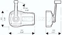MANETKA ULTRAFLEX UFLEX B90  44350 - 3