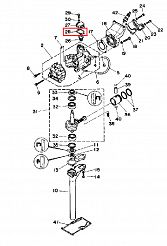 USZCZELKA / SEAL YAMAHA 6L5-12414-A1-00  85258