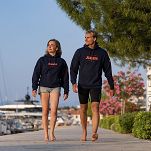 BLUZA JOBE M Hoodie French Navy  96654 - 5