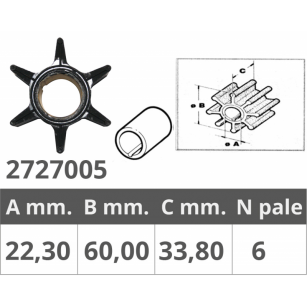 WIRNIK Mercury, Mariner, Mercruiser 65-225 KM,  43050