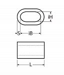 ZACISK MIEDZIANY DO LINY 2 mm 30720 - 2