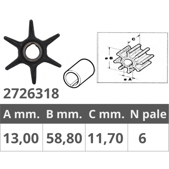 WIRNIK Mercury, 9,9-15 KM, 43170