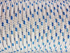 LINA POLIESTROWA 6mm  BIAŁA, 32066