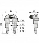 ANTYSYFON Z ZAWOREM 13-32 MM ASDV VETUS 73965 - 2