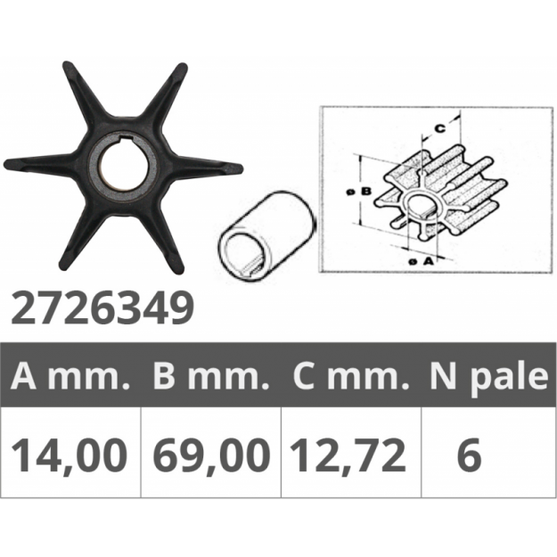 WIRNIK Johnson, Evinrude, 9,5-10 KM,  43590 #BLACKWEEK