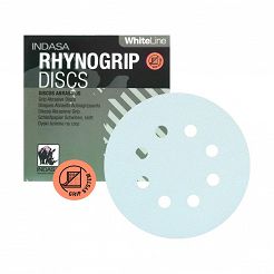 Krążek ścierny P80 na rzep White Line fi 125 Indasa