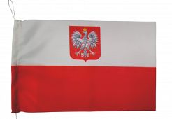 BANDERA POLSKA 15X24 DO ŁODZI, JACHTÓW, MOTOCYKLI