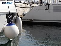 ODBIJACZ OCEAN R2 38X50 BIAŁO-NIEBIESKI 51383 - 5