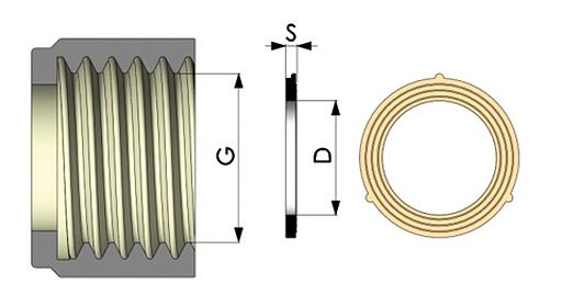 USZCZELKA NA GWINT WEWNĘTRZNY 1/4''  72870 	 