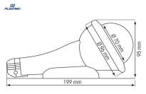 KOMPAS REGATOWY IRIS 100 PLASTIMO 25162 - 6