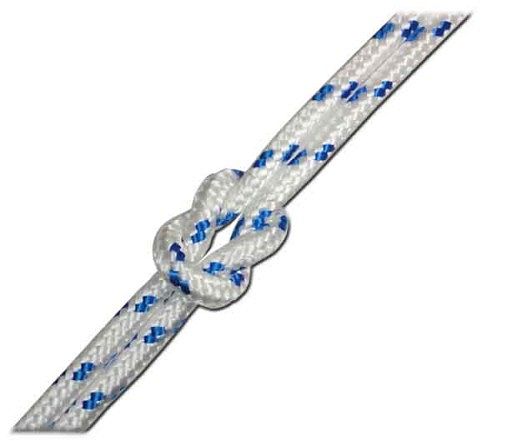 LINA POLIPROPYLENOWA Z RDZENIEM 10mm  BIAŁO / NIEBIESKA  31110 