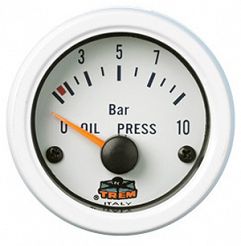 WSKAŹNIK I CZUJNIK CIŚNIENIA OLEJU BIAŁY  49851