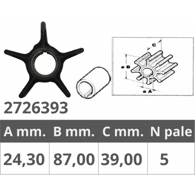 IMPELLER Suzuki 200-350 KM, 43671