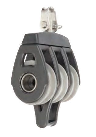 BLOCZEK POTRÓJNY 40mm Z ZACZEPEM HT92069 - 15561 
