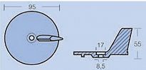 ANODA  MERCURY/MARINER 20-30 KM  43902 - 2