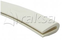 LISTWA ODBOJOWA ODBOJNICA ''U mini''  BIAŁA  54511