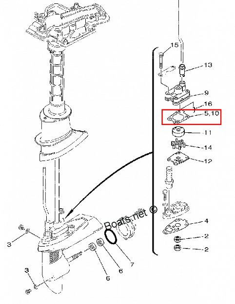 USZCZELKA / SEAL YAMAHA 6BX-G4315-01  85099