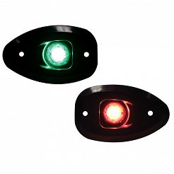 Lampa nawigacyjna LED, zestaw lamp burtowych LALIZAS