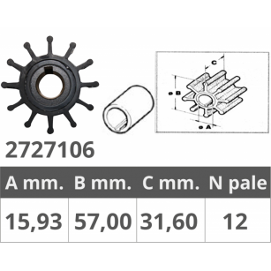 WIRNIK Johnson, Jabsco, Volvo Penta, 43287