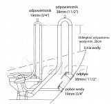TOALETA JACHTOWA  STACJONARNA RĘCZNA LT-0 NC  73709 - 3