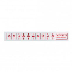 NAKLEJKA TRYMOWA CZERWONA EX1358R 22121