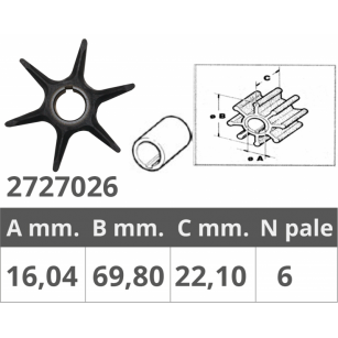 WIRNIK Johnson, Evinrude, Yamaha 35-55 KM,  43260