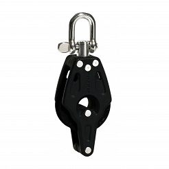 BLOCZEK ŻEGLARSKI POJEDYNCZY 30mm Z ZACZEPEM LEWMAR 16315