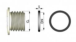 O-RING NA GWINT ZEWNĘTRZNY 1''  72843	