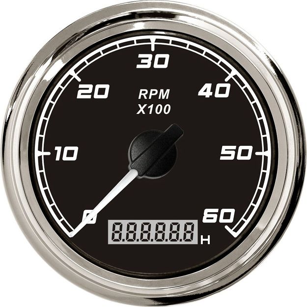 OBROTOMIERZ X-LINE BLACK 0-6000 RPM IP67 49606