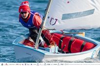 BALON WYPORNOŚCIOWY 43L OPTIMIST CZERWONY  22015 - 3