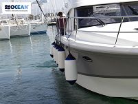 ODBIJACZ OCEAN H5 22X64 BIAŁO-NIEBIESKI 51411 - 7