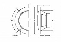 GŁOŚNIKI WODOODPORNE LED IP67 X 120W BIAŁE 69016	 - 2