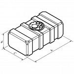 Zbiornik paliwa 70L Can SB SE2028 - 3