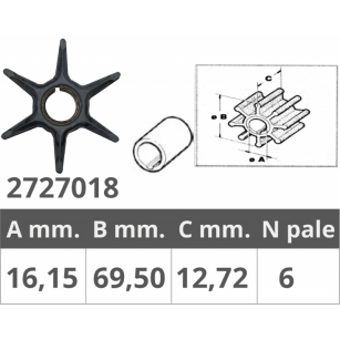 WIRNIK Mercury, Mariner, Yamaha, 20-30 KM, 43810