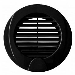 KRATKA WENTYLACYJNA 73 mm CZARNA 07903