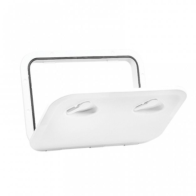 Zamknięcie drzwiczki 315x440mm PCV białe 08306
