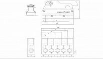 STOPER EASYLOCK MINI PODWÓJNY 19452 - 2