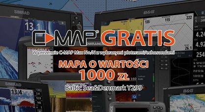Ruszamy z promocją MAPA GRATIS! dla LOWRANCE, SIMRAD i B&G.